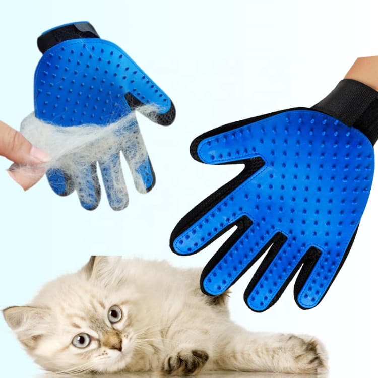 Cats  Grooming Kit, Deshedding Gloves (1 Pair) + Electrostatic Hair Remover,